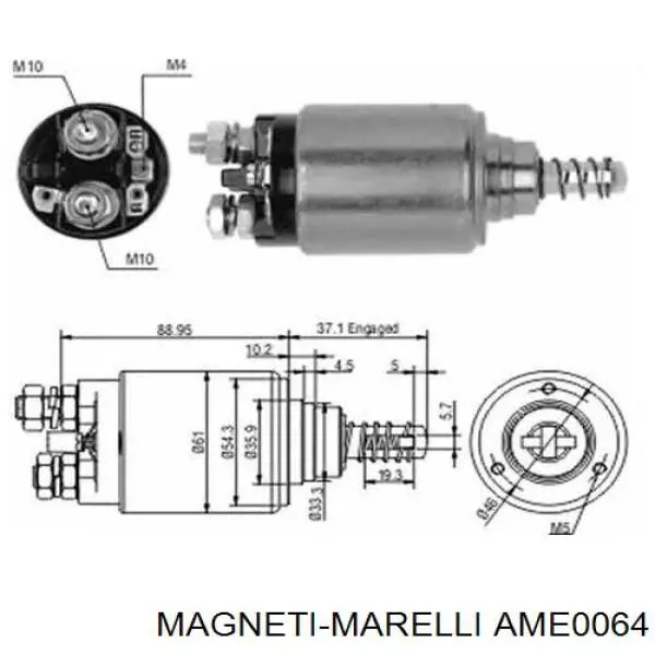 AME0064 Magneti Marelli реле стартера