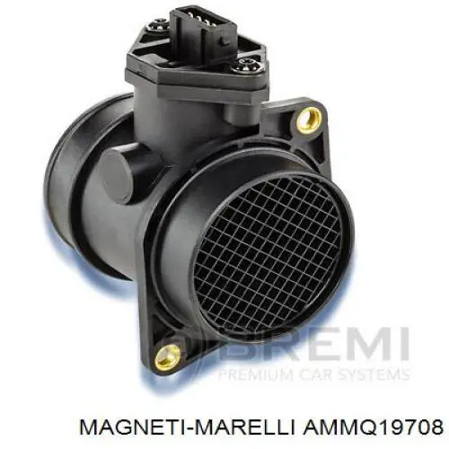 Sensor De Flujo De Aire/Medidor De Flujo (Flujo de Aire Masibo) AMMQ19708 Magneti Marelli