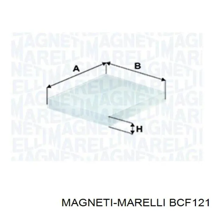 Фильтр салона Magneti Marelli BCF121