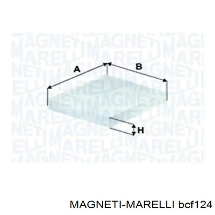 Фильтр салона Magneti Marelli BCF124