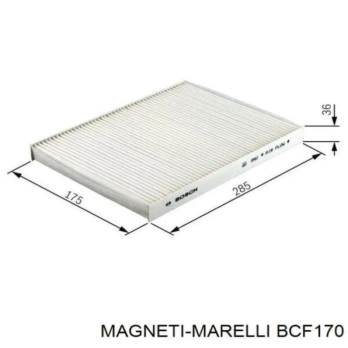 BCF170 Magneti Marelli Внутрисалонный фильтр