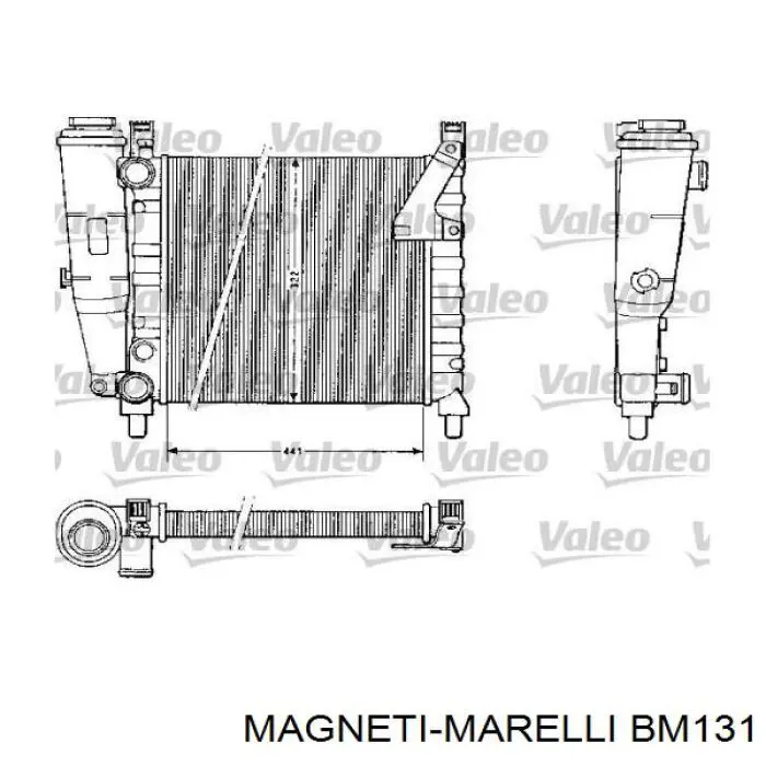 Radiador refrigeración del motor BM131 Magneti Marelli