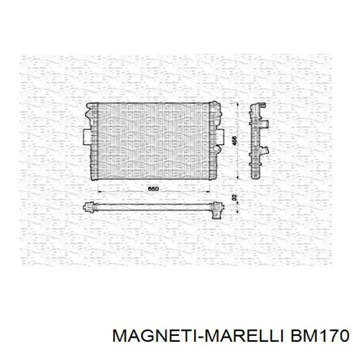 BM170 Magneti Marelli радиатор