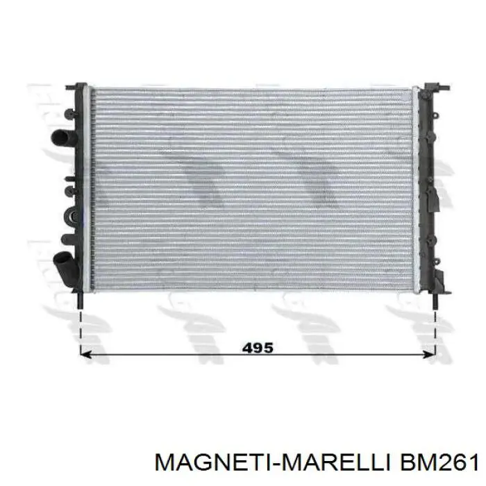 Радиатор BM261 Magneti Marelli