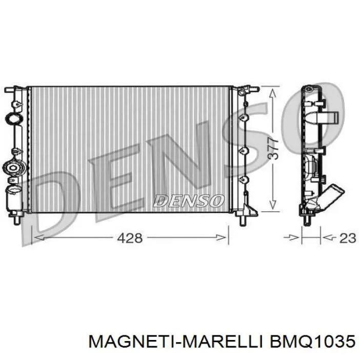 Радиатор охлаждения Magneti Marelli BMQ1035