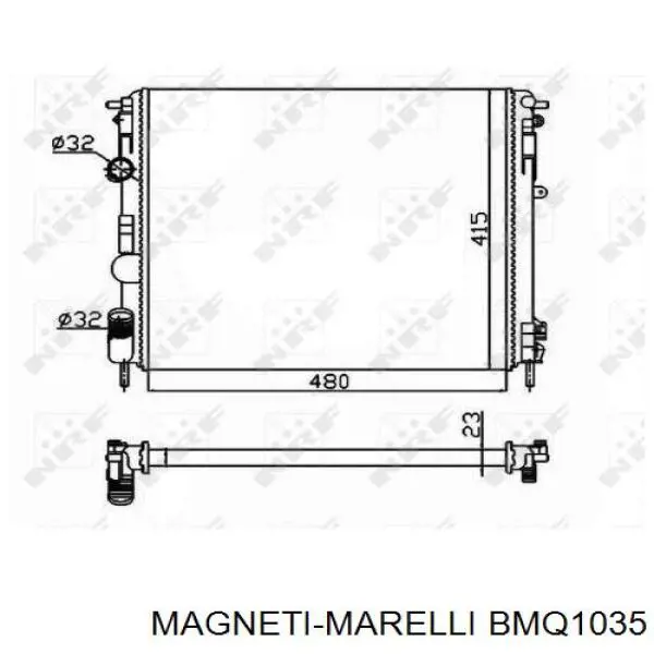 BMQ1035 Magneti Marelli Радиатор основной