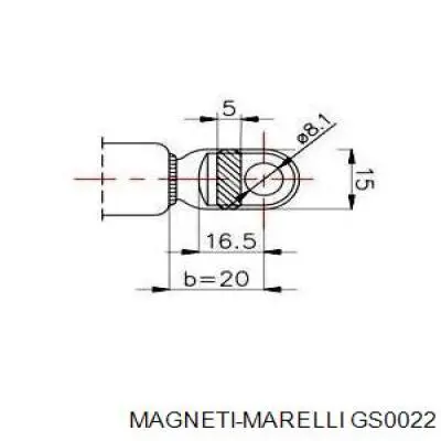 Амортизатор задней двери Magneti Marelli GS0022 цена, от 9.91 USD