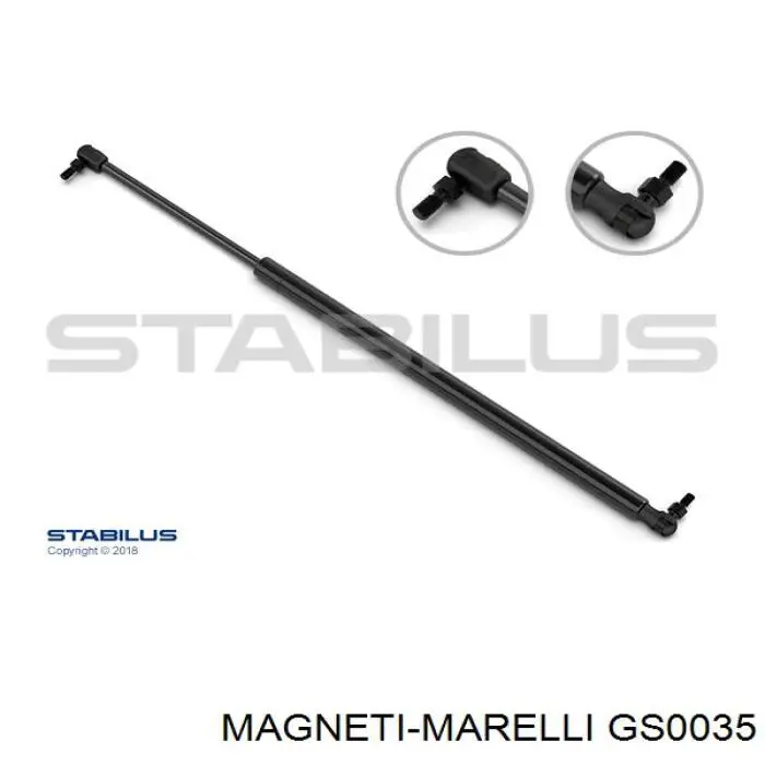 GS0035 Magneti Marelli амортизатор багажника