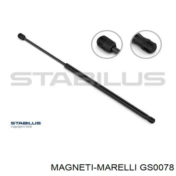 GS0078 Magneti Marelli Амортизатор крышки багажника