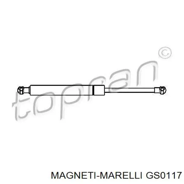 GS0117 Magneti Marelli Амортизатор крышки багажника