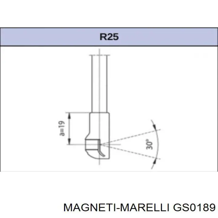 GS0189 Magneti Marelli Амортизатор крышки багажника