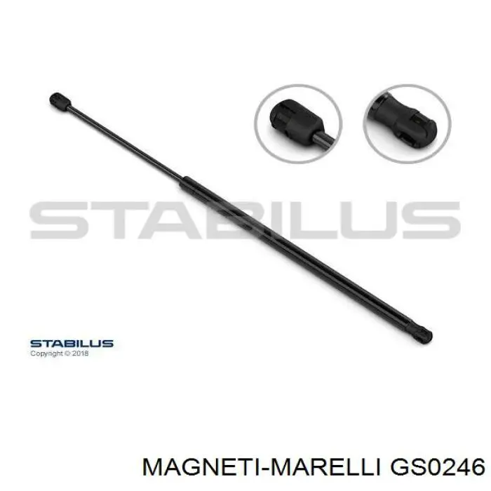 Амортизатор багажника GS0246 Magneti Marelli