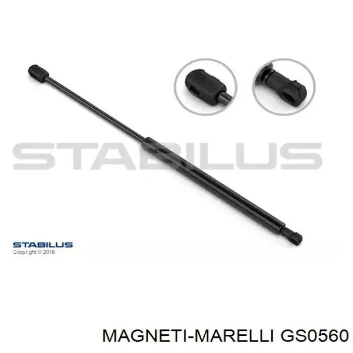 Амортизатор багажника GS0560 Magneti Marelli