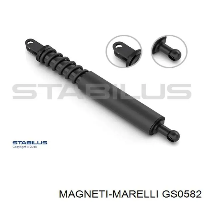GS0582 Magneti Marelli амортизатор багажника