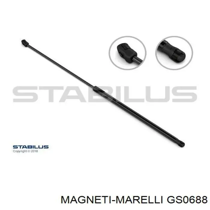 Амортизатор капота GS0688 Magneti Marelli