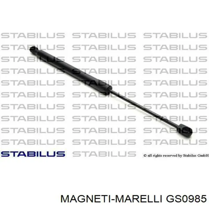 Amortiguador de maletero GS0985 Magneti Marelli