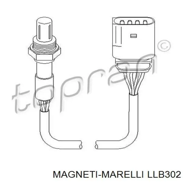 LLB302 Magneti Marelli фонарь задний левый