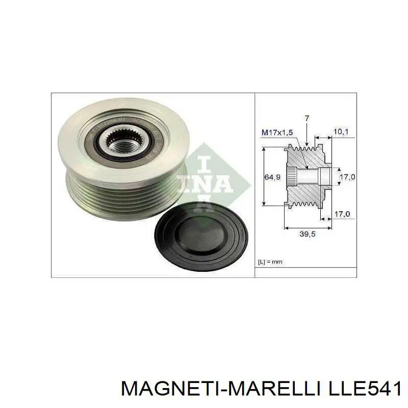 Фонарь задний правый Magneti Marelli LLE541 цена, от 42.18 USD