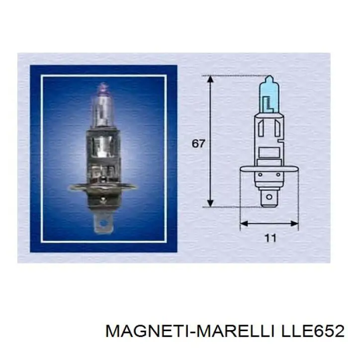 Piloto posterior izquierdo LLE652 Magneti Marelli