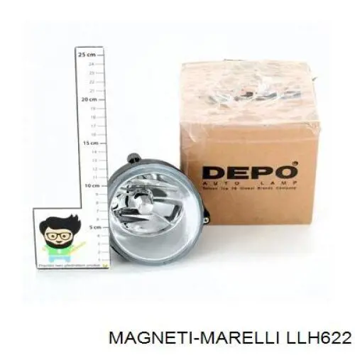 Фара противотуманная задняя, левая Magneti Marelli LLH622 цена, от 24.63 USD