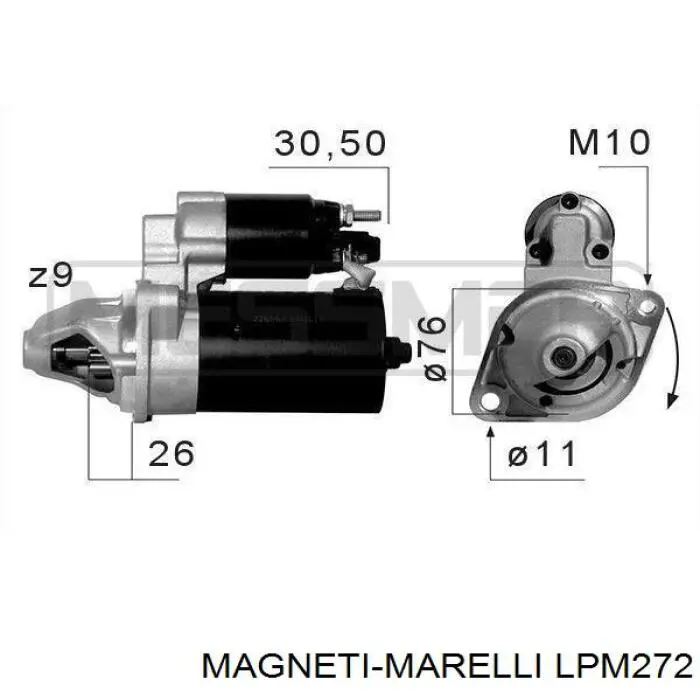 LPM272 Magneti Marelli Фара