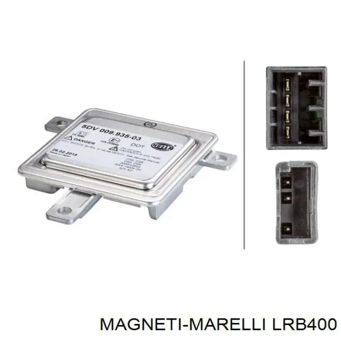 Xenon, unidad control LRB400 Magneti Marelli