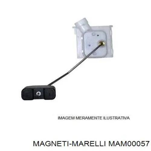 Bomba de combustible eléctrica sumergible MAM00057 Magneti Marelli