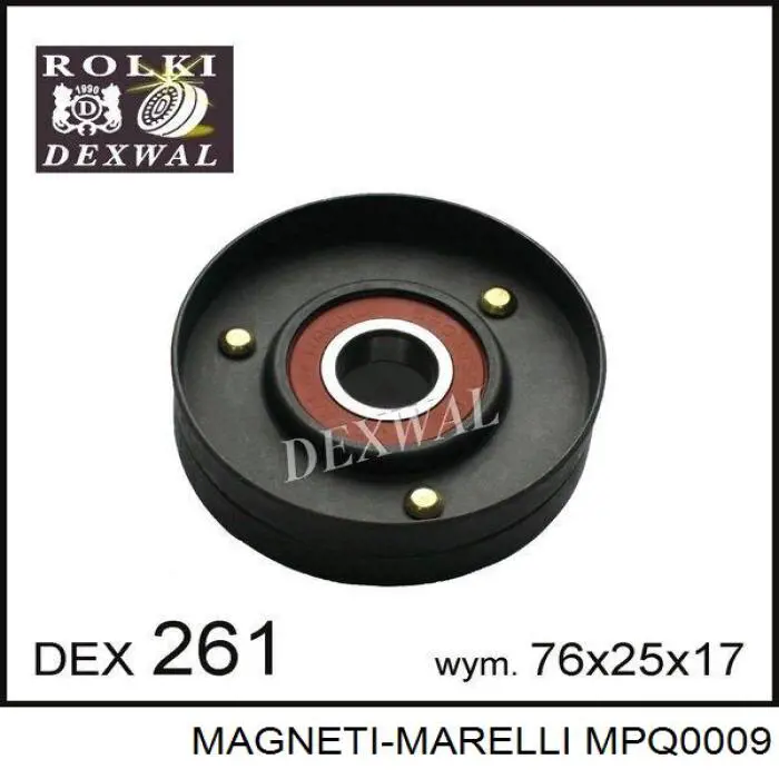 Паразитный ролик MPQ0009 Magneti Marelli