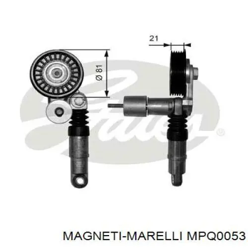 Купить MPQ0053 Magneti Marelli Паразитный ролик