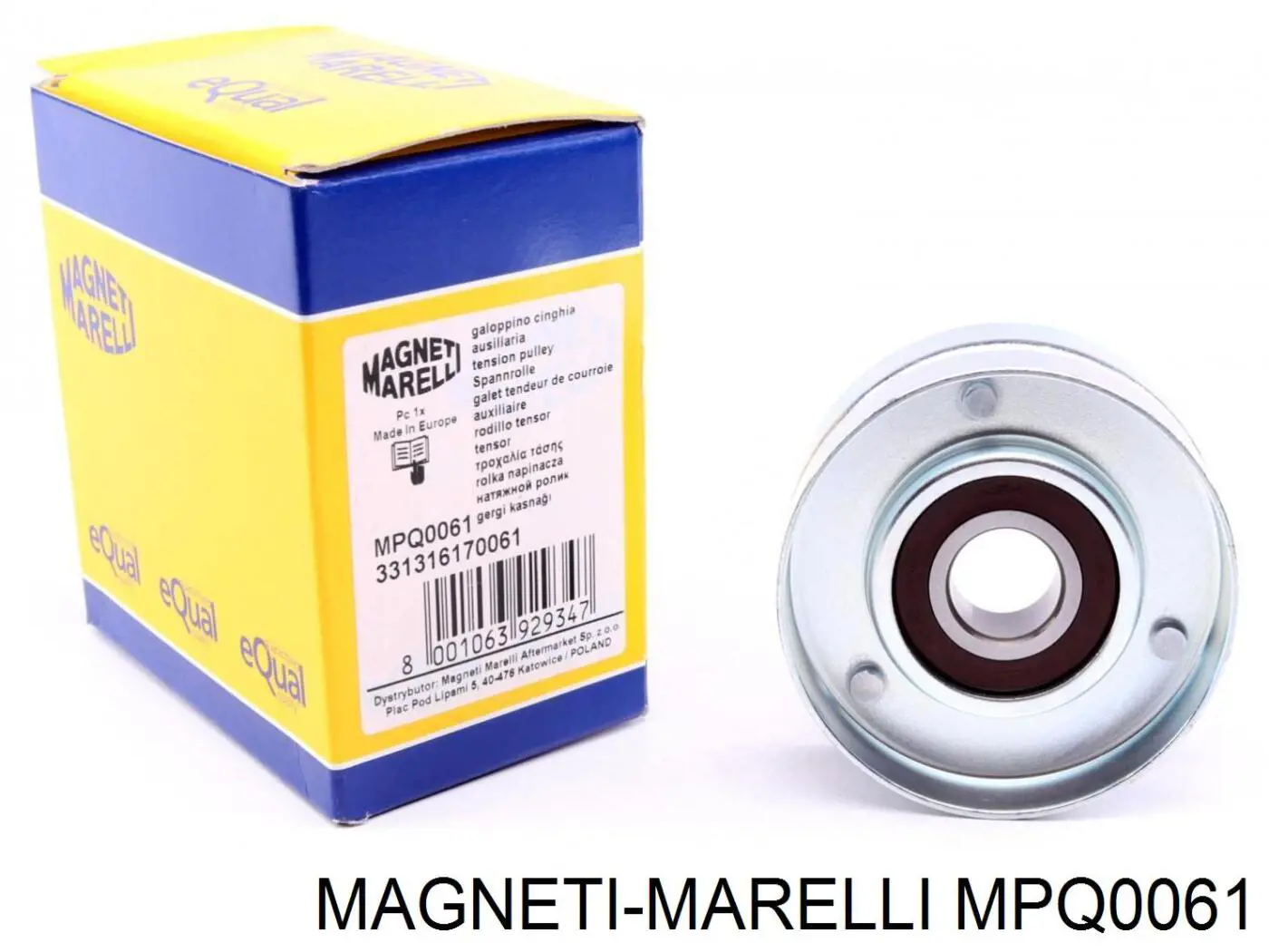 Натяжной ролик MPQ0061 Magneti Marelli