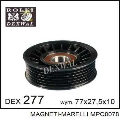 Натяжной ролик Magneti Marelli MPQ0078 цена, от 9.11 USD