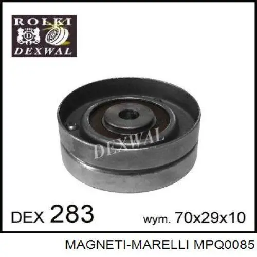 Паразитный ролик приводного ремня Magneti Marelli MPQ0085 цена, от 9.70 USD