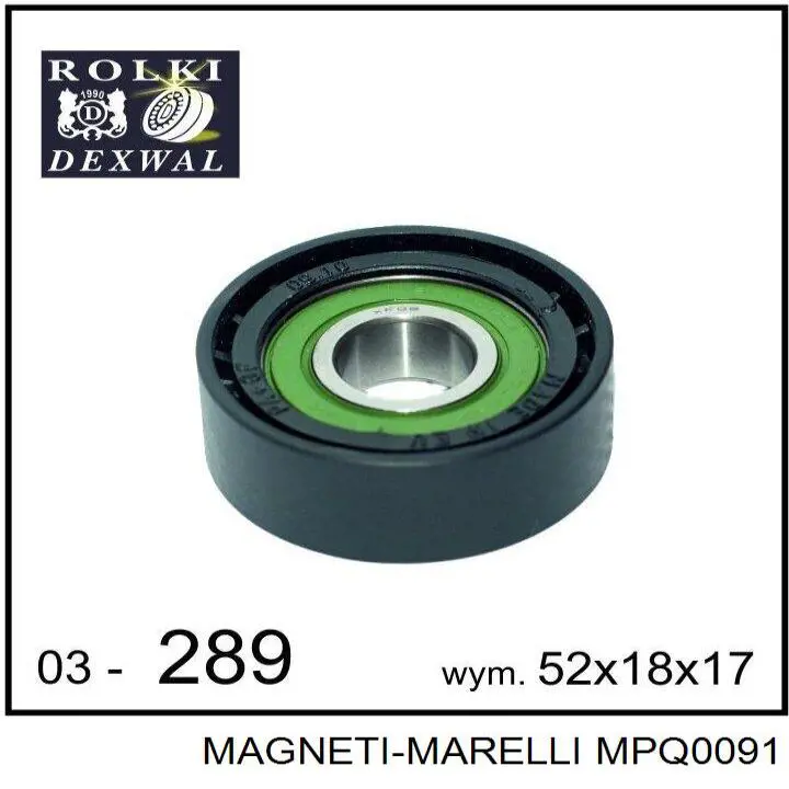 MPQ0091 Magneti Marelli Ролик натяжителя ремня агрегатов