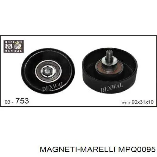 Паразитный ролик приводного ремня Magneti Marelli MPQ0095 цена, от 13.37 USD