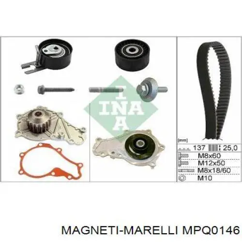 Купить MPQ0146 Magneti Marelli Натяжной ролик