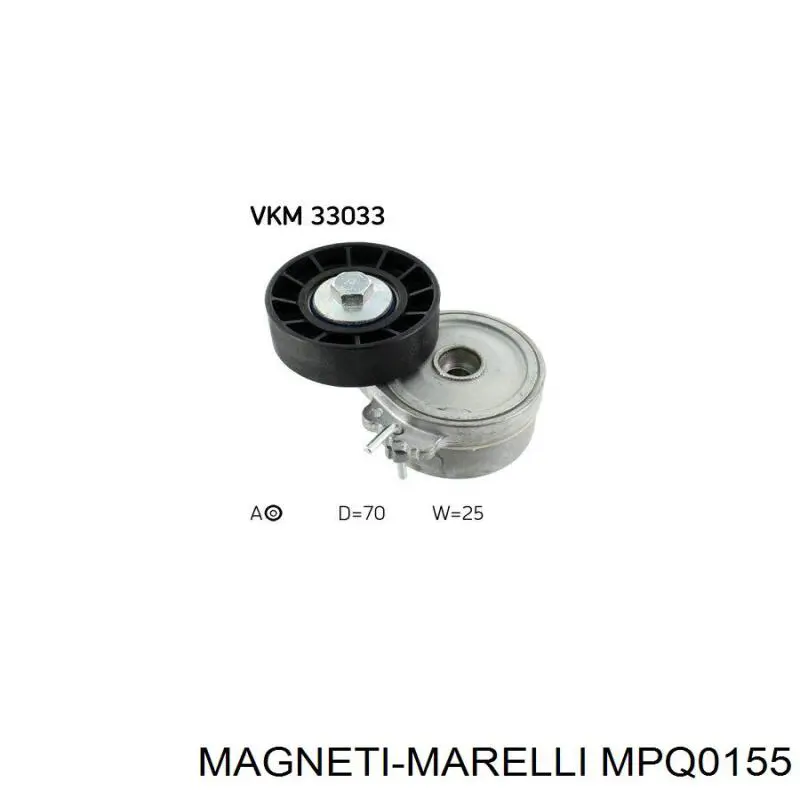 Натяжной ролик MPQ0155 Magneti Marelli