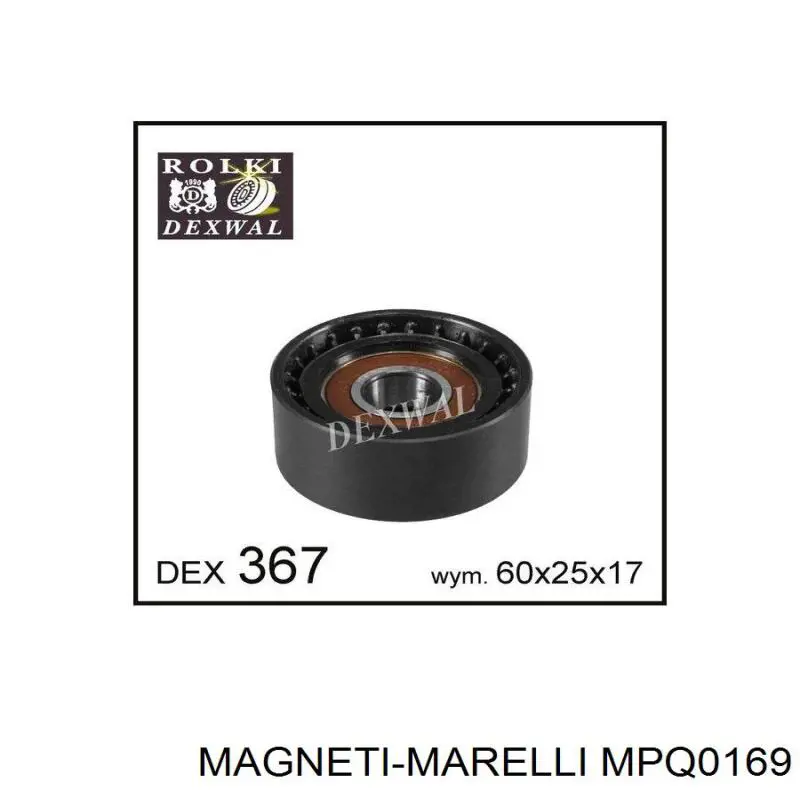 Купить MPQ0169 Magneti Marelli Натяжитель приводного ремня
