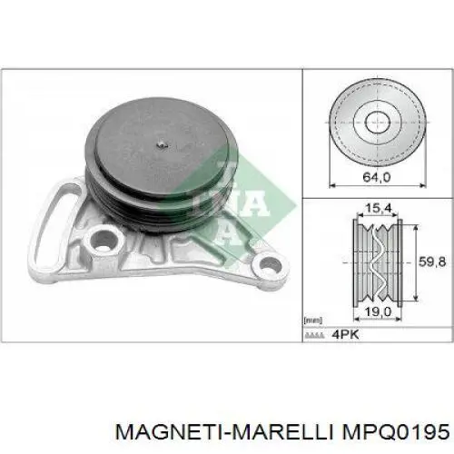 Натяжной ролик Magneti Marelli MPQ0195 цена, от 14.41 USD