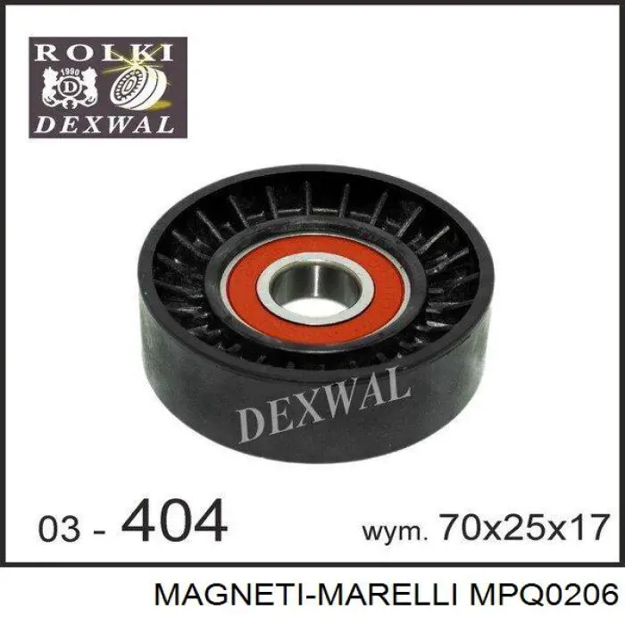 MPQ0206 Magneti Marelli Ролик натяжителя ремня агрегатов