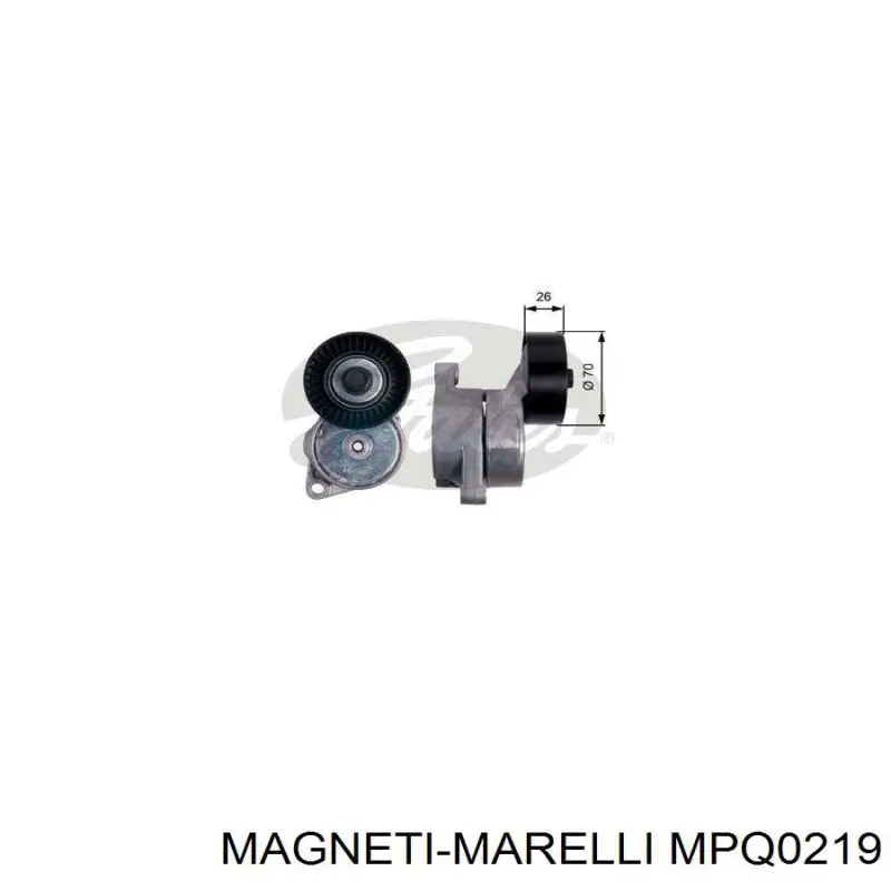 Натяжной ролик Magneti Marelli MPQ0219 цена, от 10.32 USD
