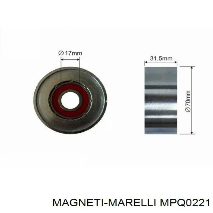 Натяжитель приводного ремня MPQ0221 Magneti Marelli