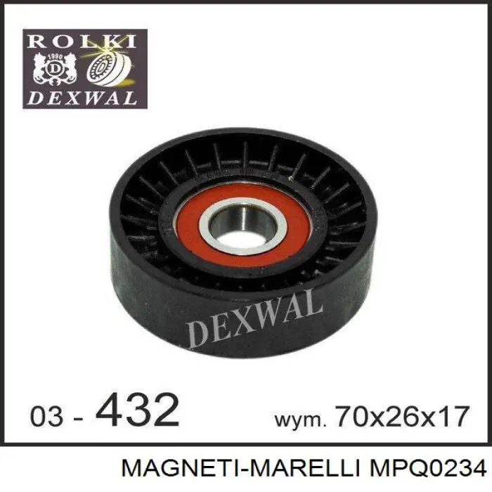 Натяжной ролик Magneti Marelli MPQ0234 цена, от 10.73 USD