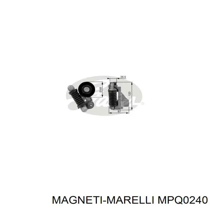 Натяжной ролик Magneti Marelli MPQ0240 цена, от 21.48 USD