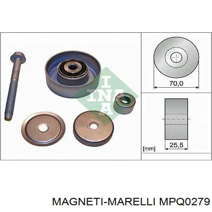 Купить MPQ0279 Magneti Marelli Натяжитель приводного ремня
