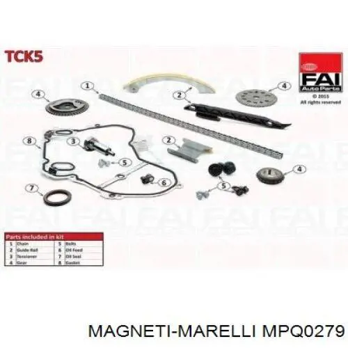 Натяжитель приводного ремня MPQ0279 Magneti Marelli
