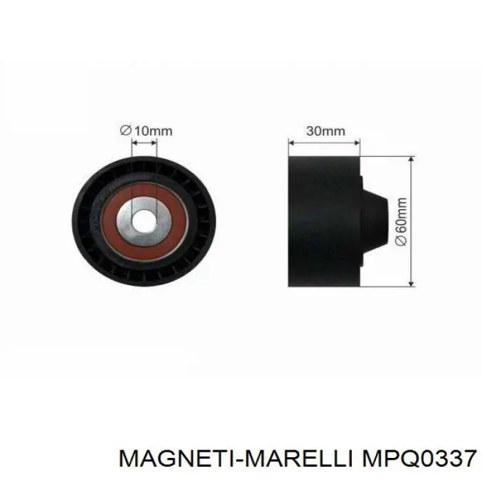 MPQ0337 Magneti Marelli паразитный ролик