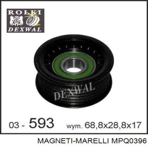 MPQ0396 Magneti Marelli Натяжитель клинового ремня