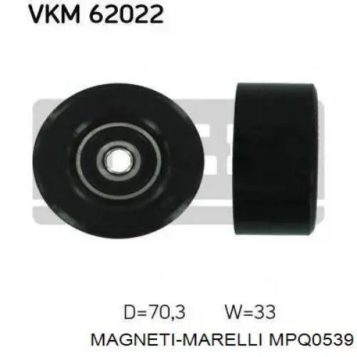 Натяжной ролик MPQ0539 Magneti Marelli