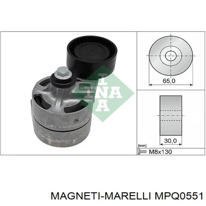 Купить MPQ0551 Magneti Marelli Натяжной ролик