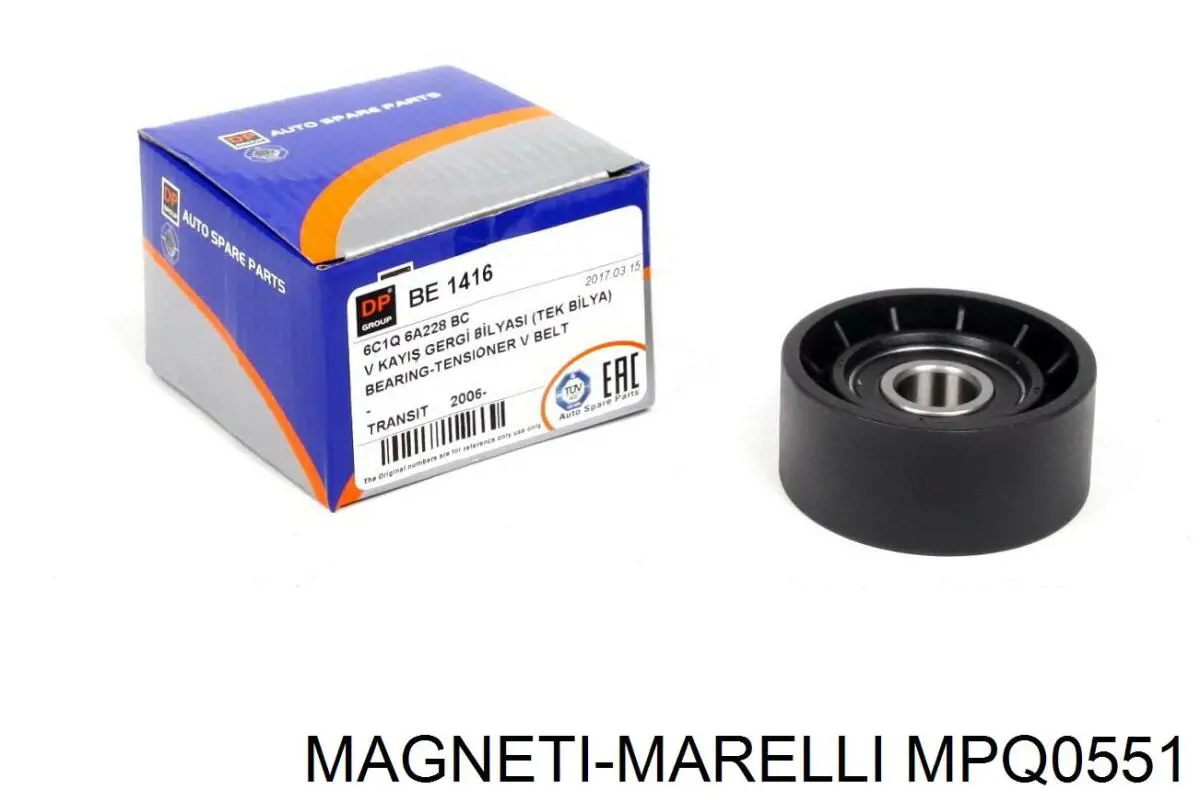 Натяжной ролик Magneti Marelli MPQ0551 цена, от 10.14 USD